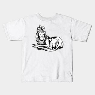 King of Lions Retro Kids T-Shirt